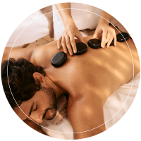 Man Receiving A Massage