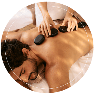 Man Receiving A Massage