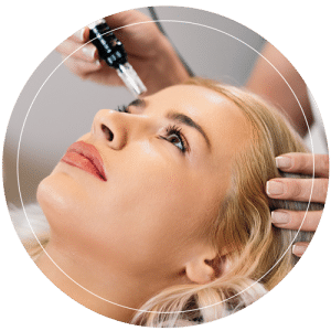 Woman Undergoing A Microneedling Treatment