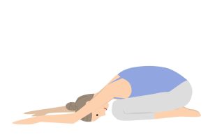 Drawing Of A Woman Practicing Yoga